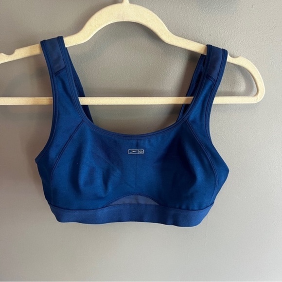 Brooks Sports Bra Axcelerate Royal Blue Size M Running Workout Gym Sport - Picture 1 of 6